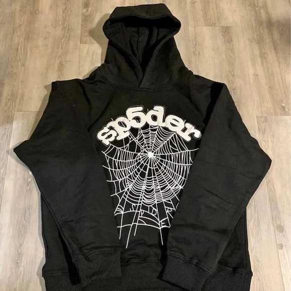 Triple Black Yung Black Og Og Black Spider Hoodie